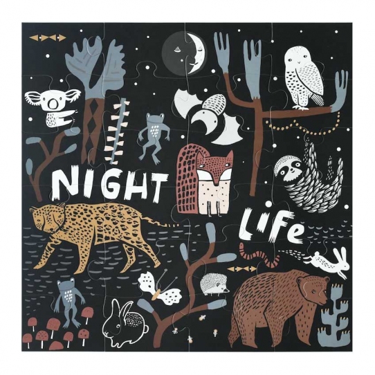 Puzzle de sol - Night life