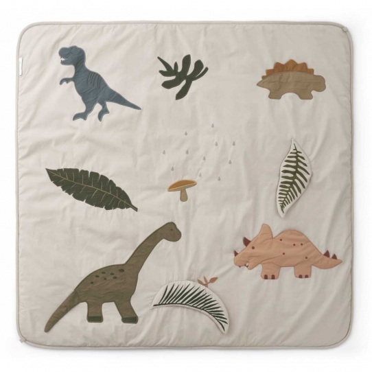 Tapis d'éveil Glenn - Dino dark sandy