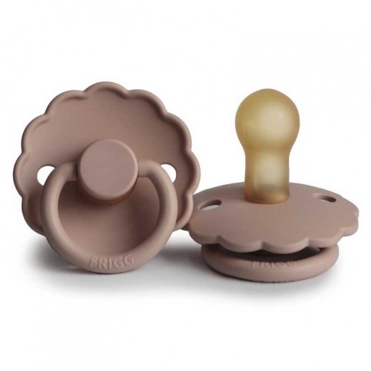 Tétine Daisy caoutchouc - Blush