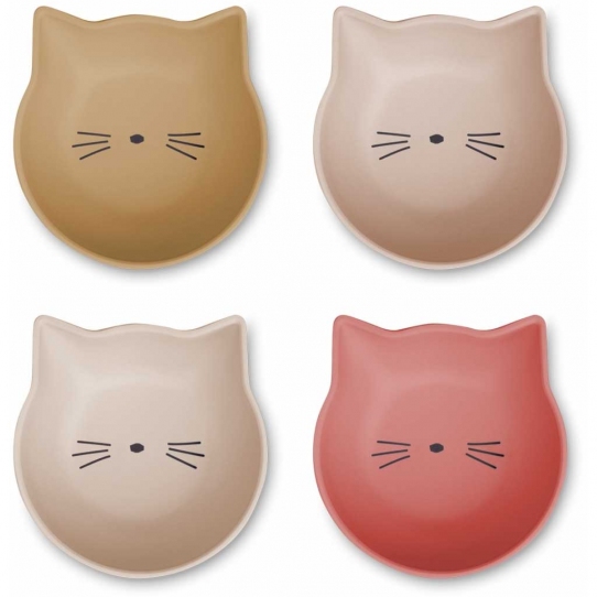 4 bols Filiz - Cat tuscany rose
