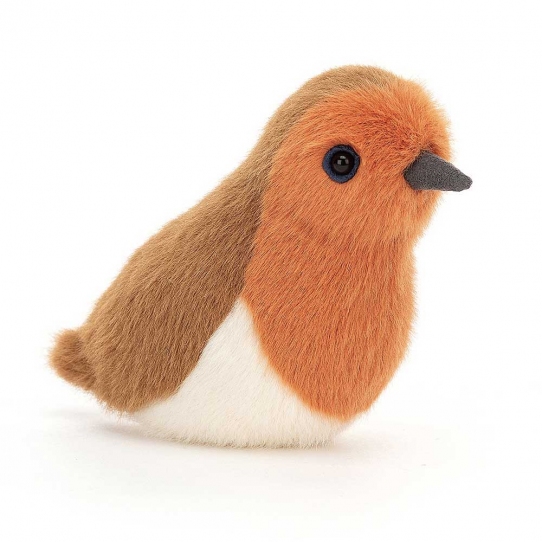 Peluche oiseau Robin