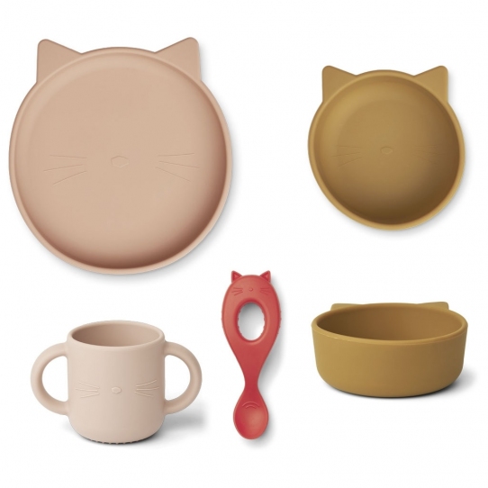 Vaisselle Vivi - Cat rose