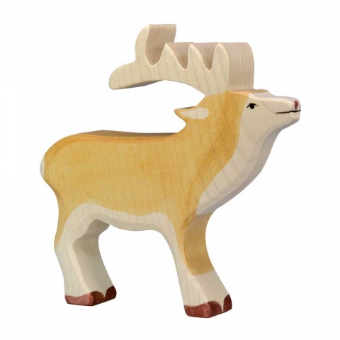 Cerf en bois