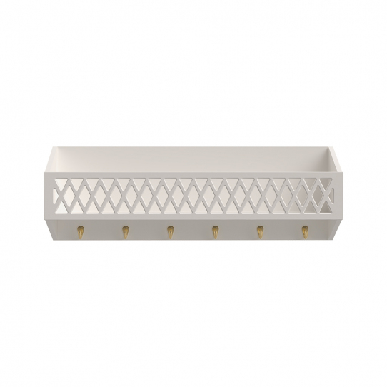 Etagère Harlequin avec crochets - Light sand