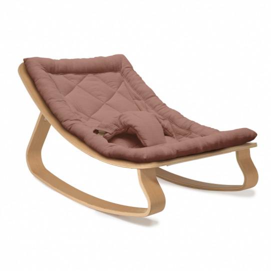 Transat bébé Levo Hêtre - Bois de rose