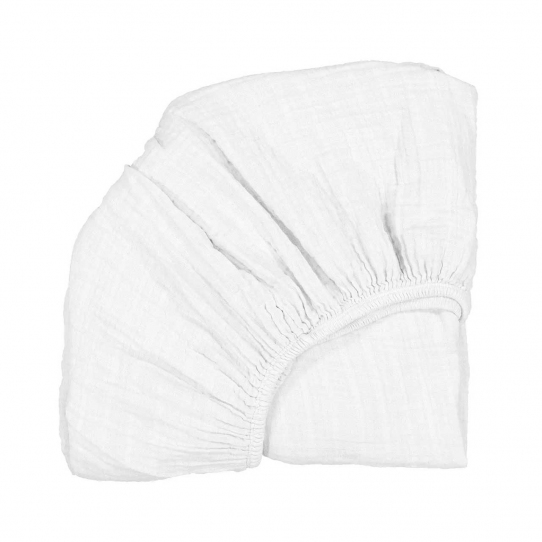 Drap housse White pour lit bébé Kimi